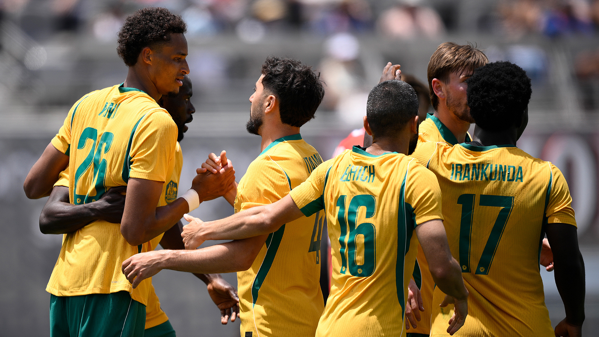 Tete Yengi scores on debut as CommBank Socceroos draw 1-1 with Switzerland