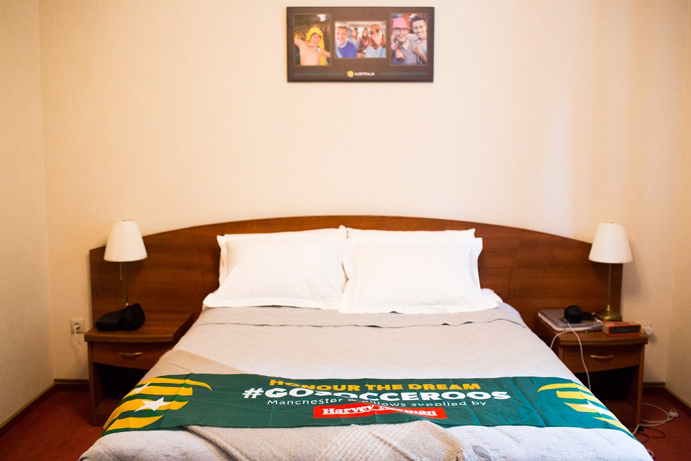 Jackson Irvine's room in Kazan Jackson Irvine's room in Kazan