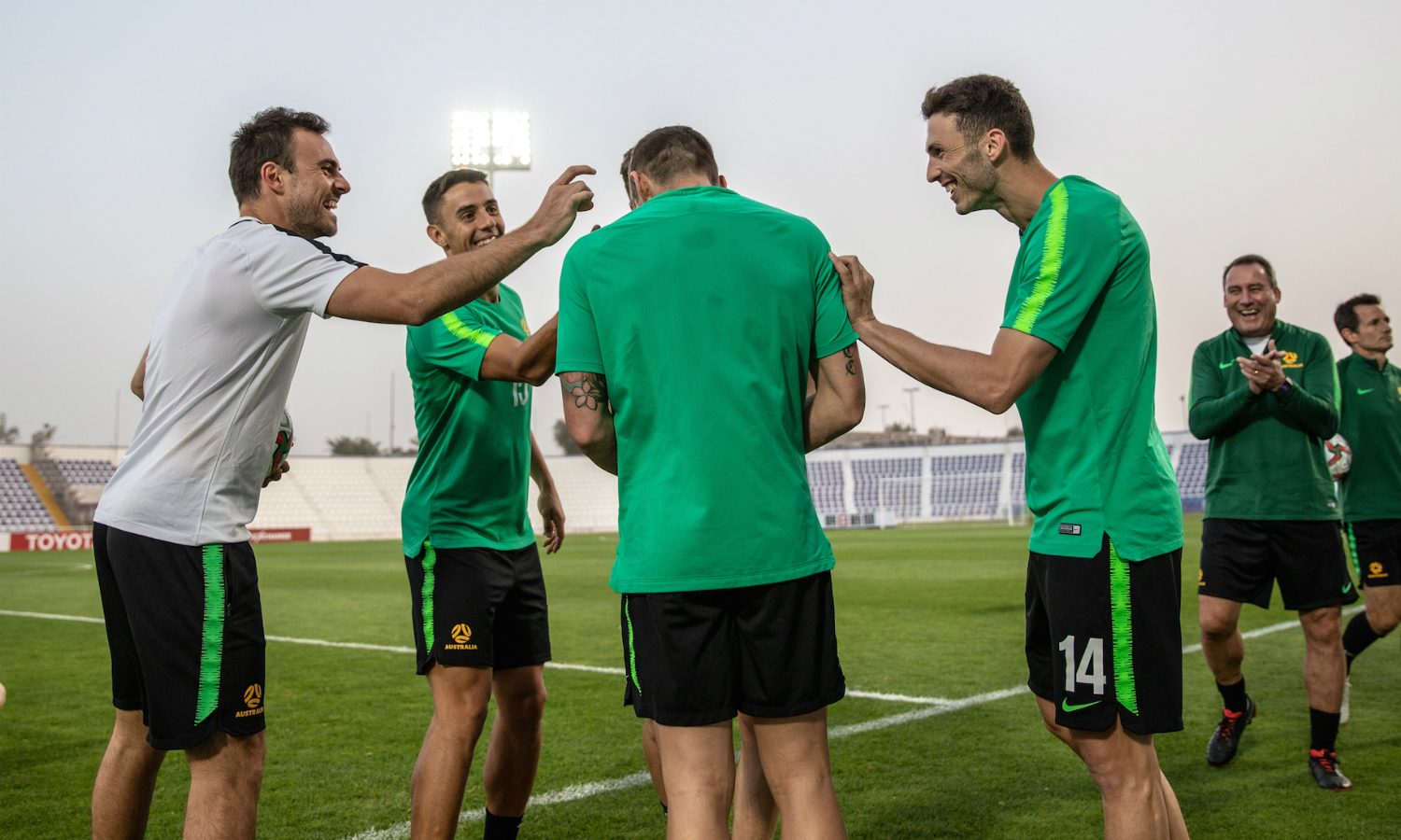 Socceroos training Socceroos training