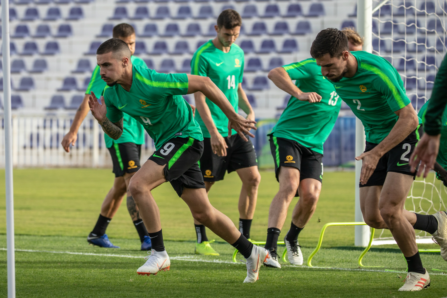 Socceroos training Socceroos training