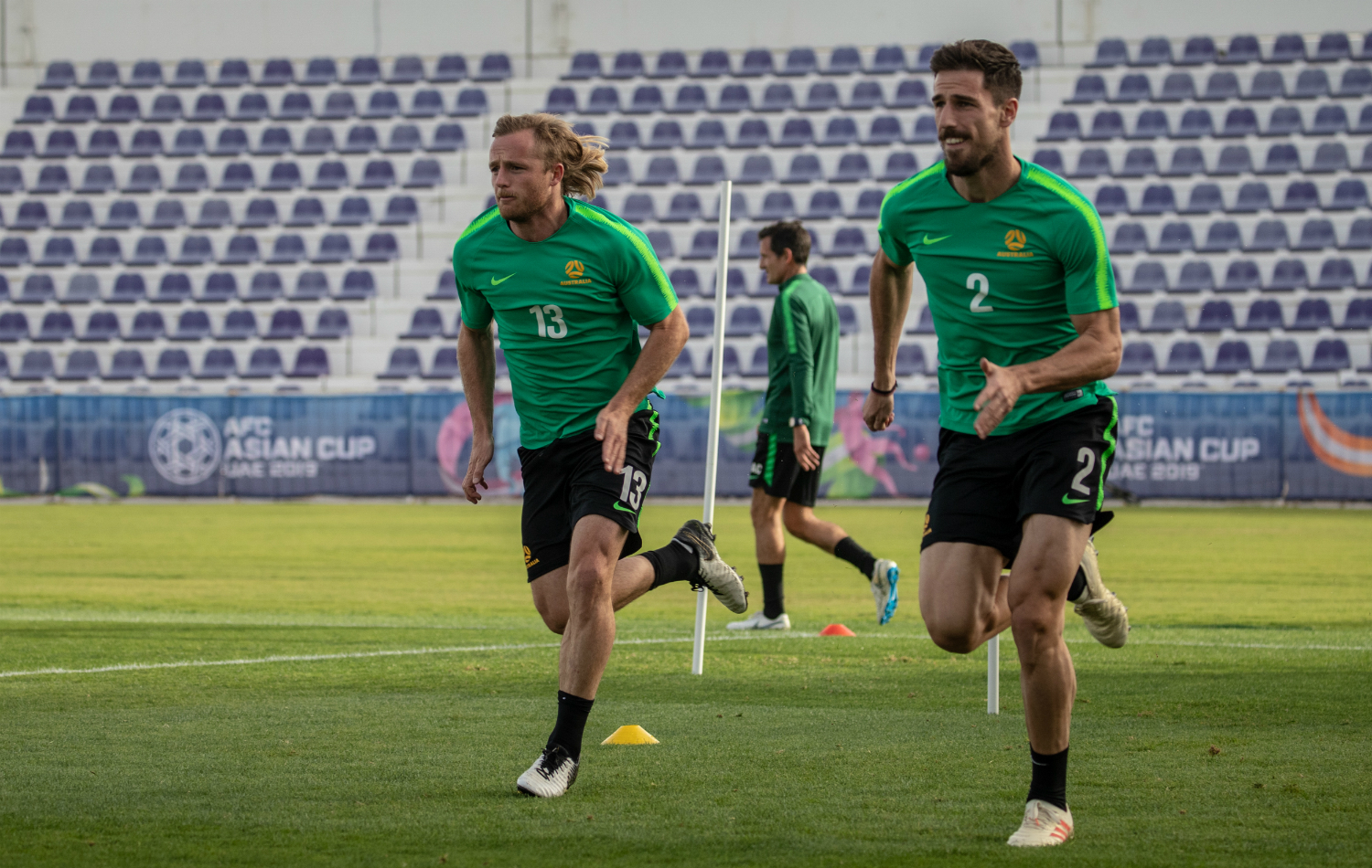 Rhyan Grant and Milos Degenek