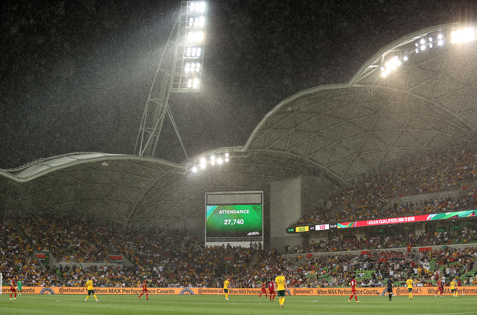 Socceroos v Vietnam at AAMI Park, 27 January 2022