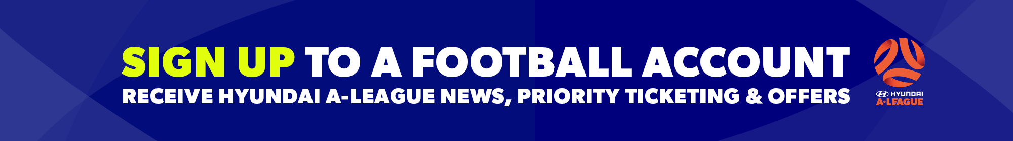 Sign up to a Football Account