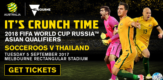 Caltex Socceroos v Thailand banner