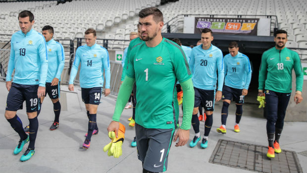 Socceroos training