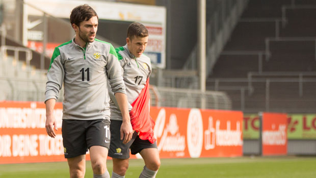 Tommy Oar will be hoping for a start against Germany