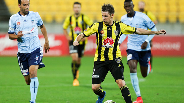Phoenix attacker Nathan Burns was well contained by Sydney FC.