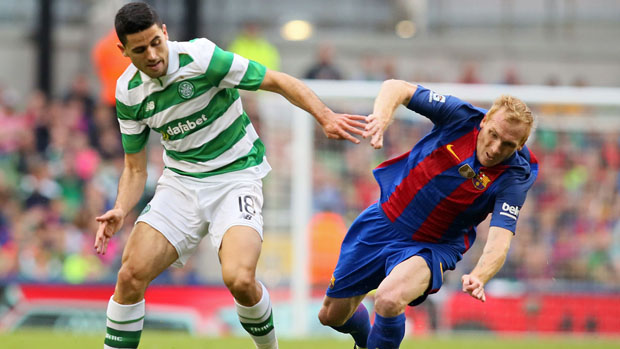 Tom Rogic's Celtic will tackle Barcelona in the Champions League on Thursday morning (AEDT).