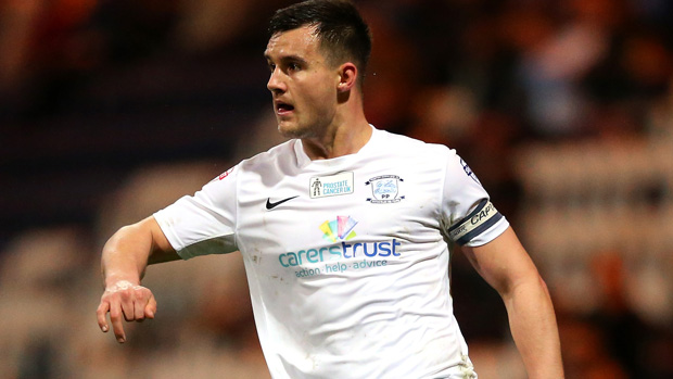 Bailey Wright in action for Preston North End.