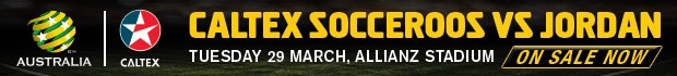 Socceroos v Jordan banner