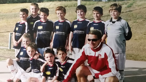 Aiden O'Neill as a youngster