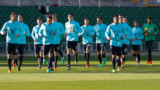 Socceroos training