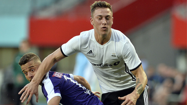 Alex Gersbach suffered defeat with Rosenborg in Norway overnight.