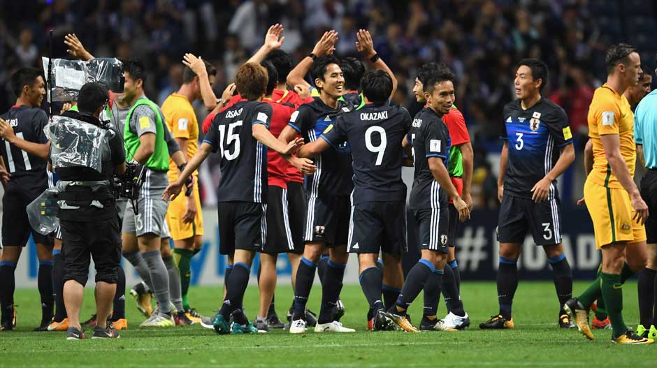 At full-time it was Japan celebrating as they booked their spot in Russia in 2018.