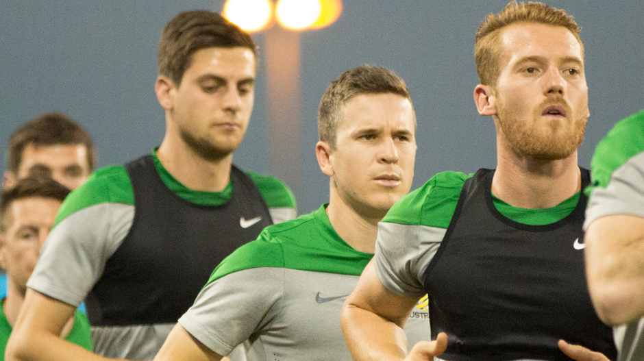 Tomi Juric, Mat McKay and Oliver Bozanic are put through their paces.