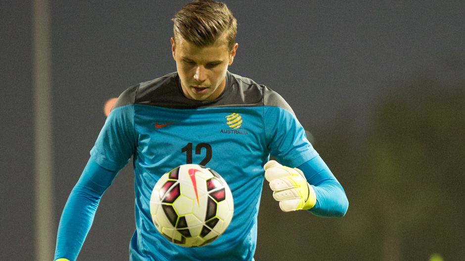 Mitch Langerak will be desperate to stake his claim for the Socceroos' number 1 spot.