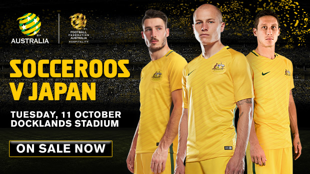 Socceroos v Japan banner