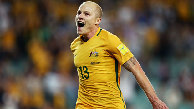 Socceroos star Aaron Mooy has joined Huddersfield Town on loan.
