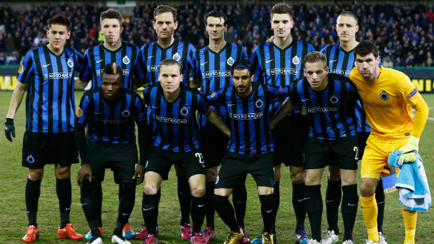 Club Brugge in the Europa League Round of 16.