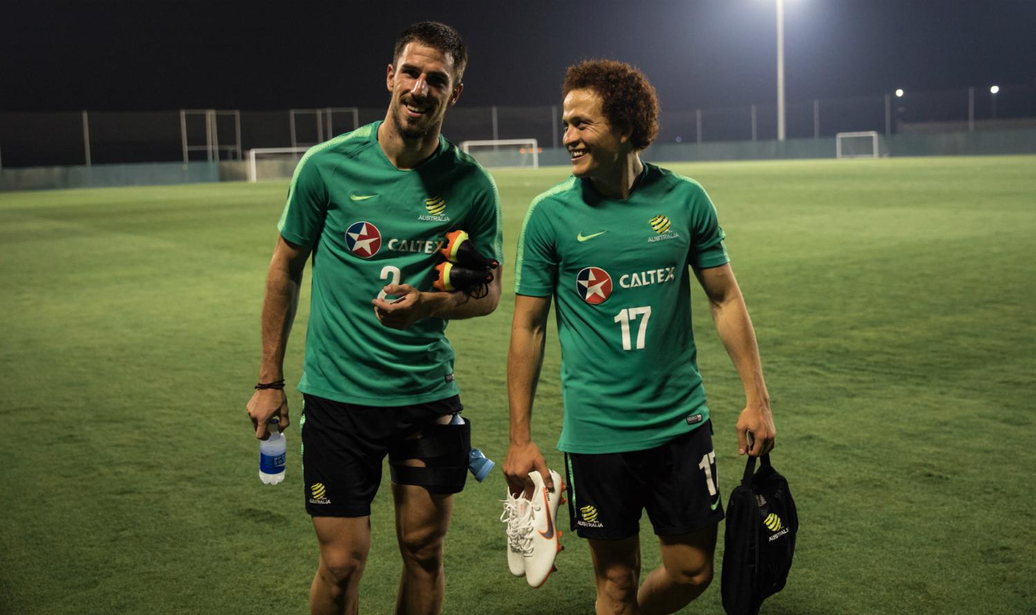 Milos Degenek and Mustafa Amini