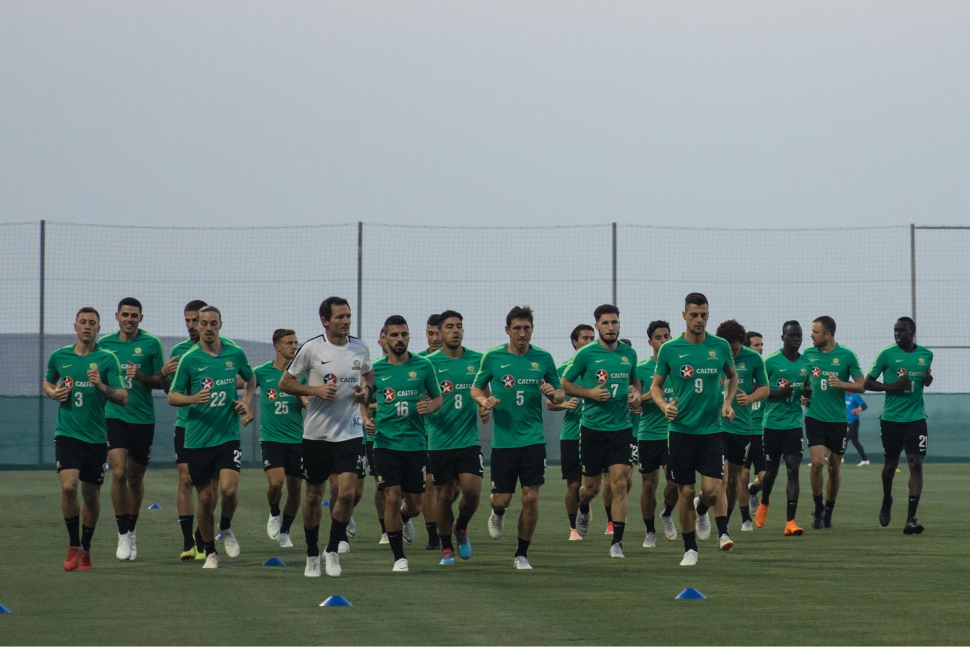 Caltex Socceroos training