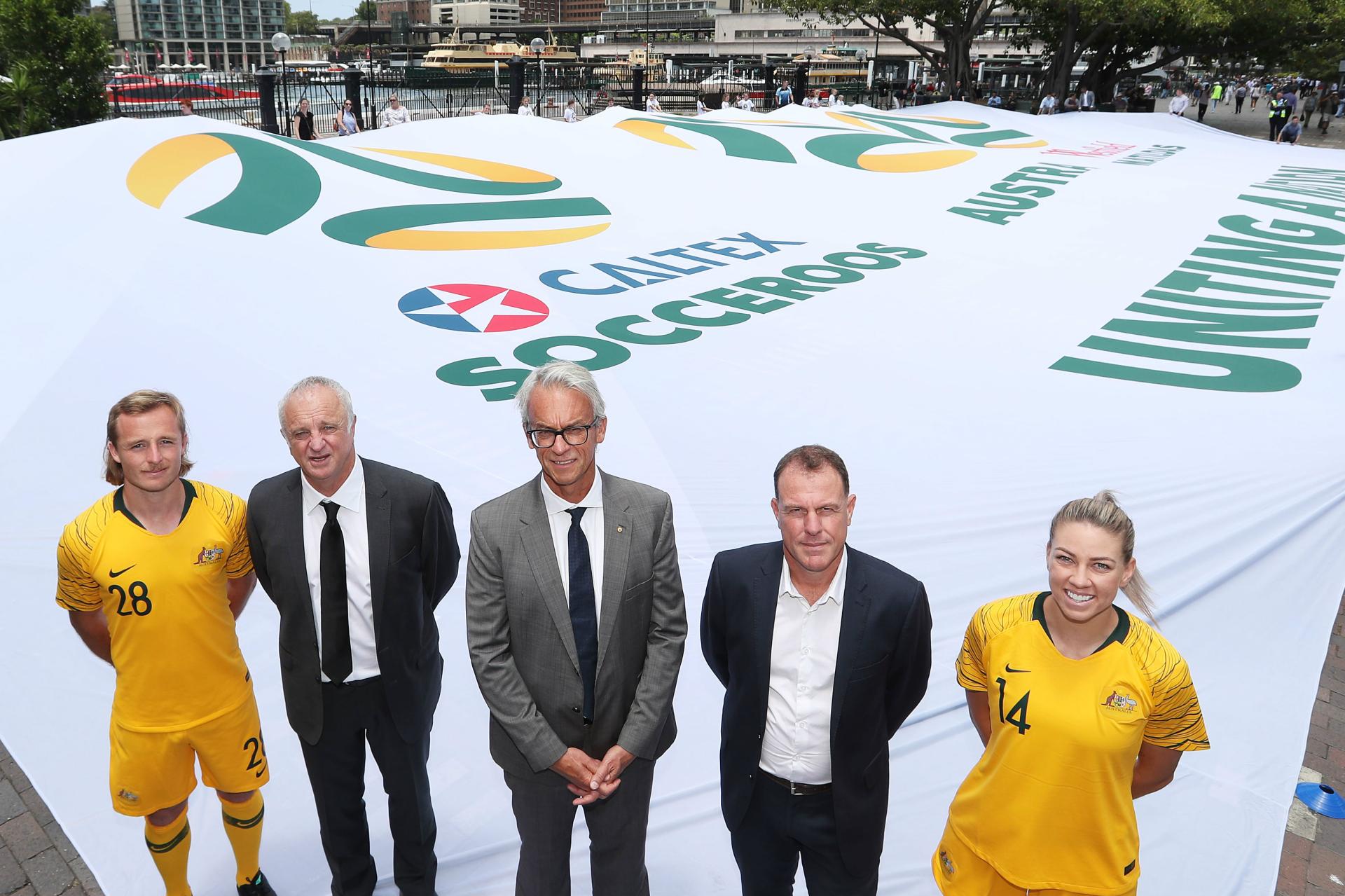 New Socceroos/Matildas logo