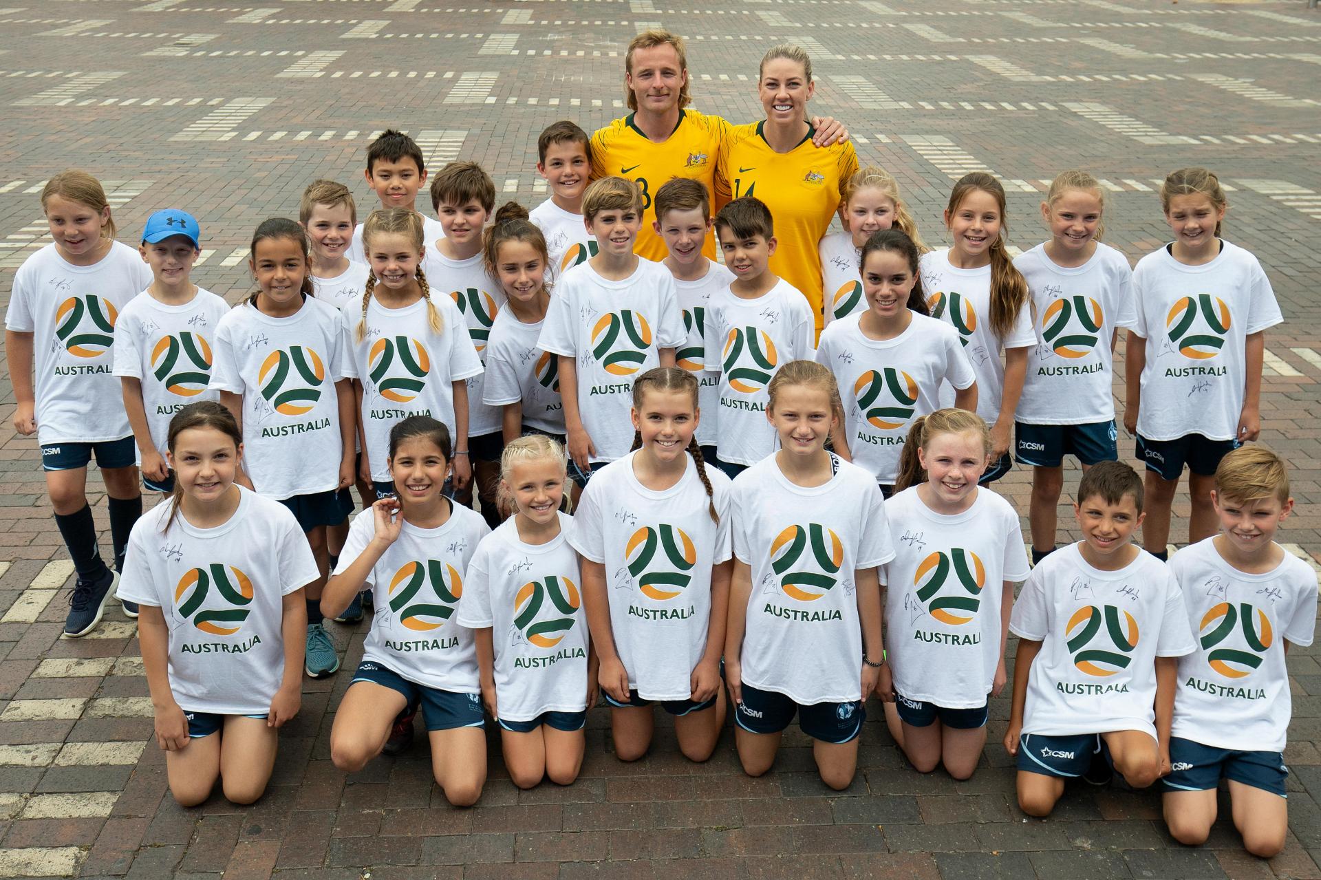 New Socceroos/Matildas logo
