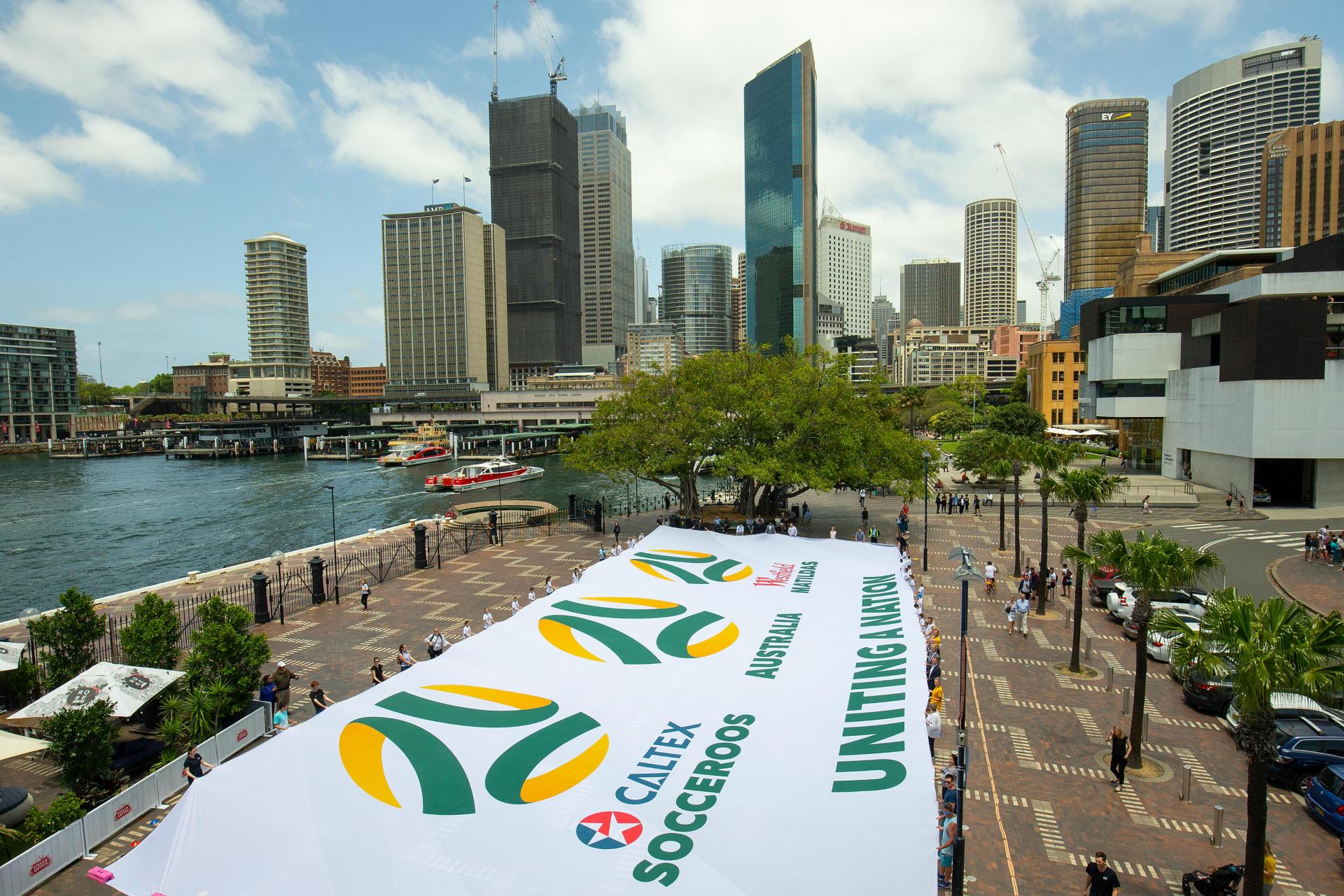New Socceroos/Matildas logo