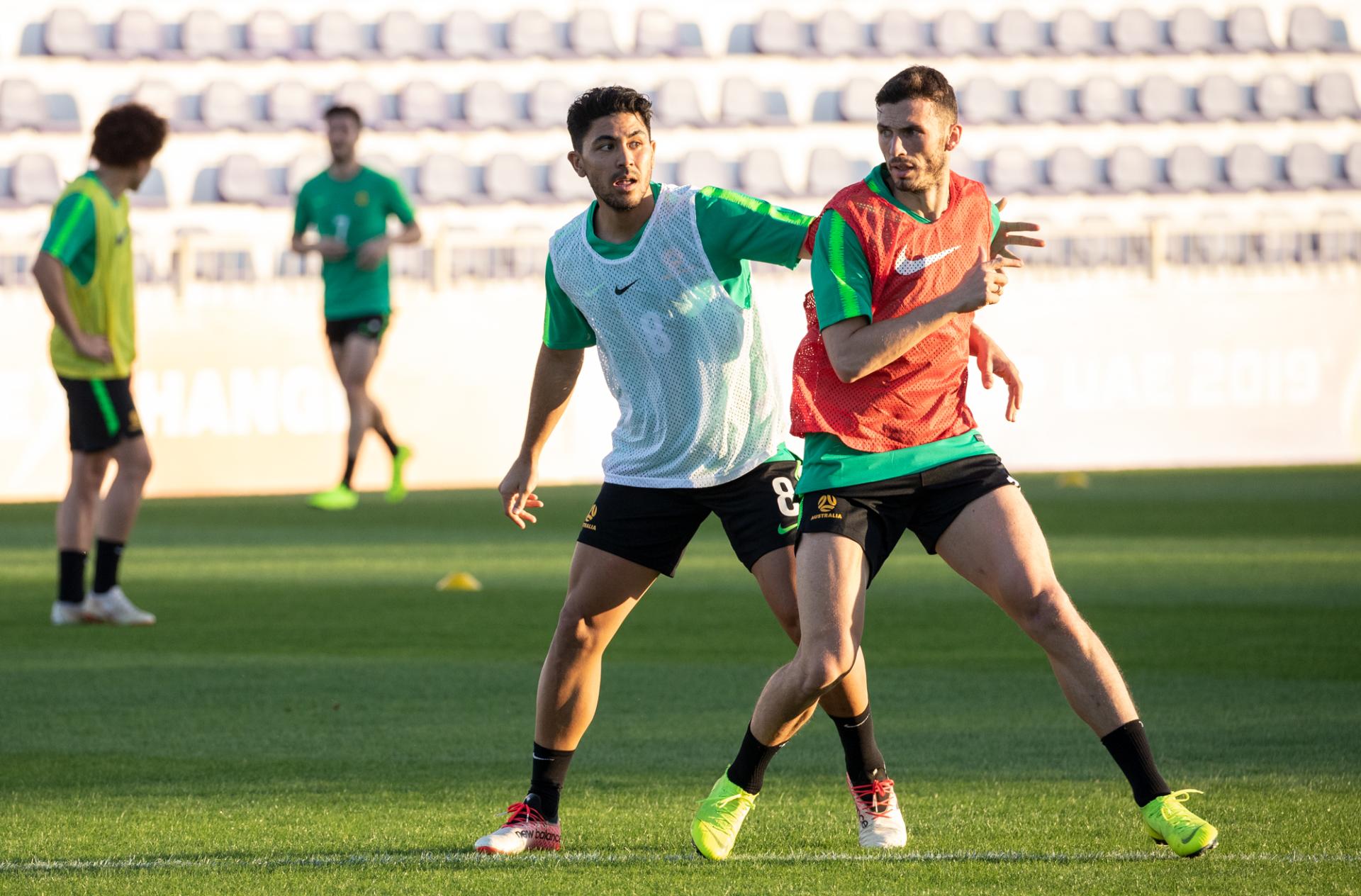 Massimo Luongo and Apostolos Giannou