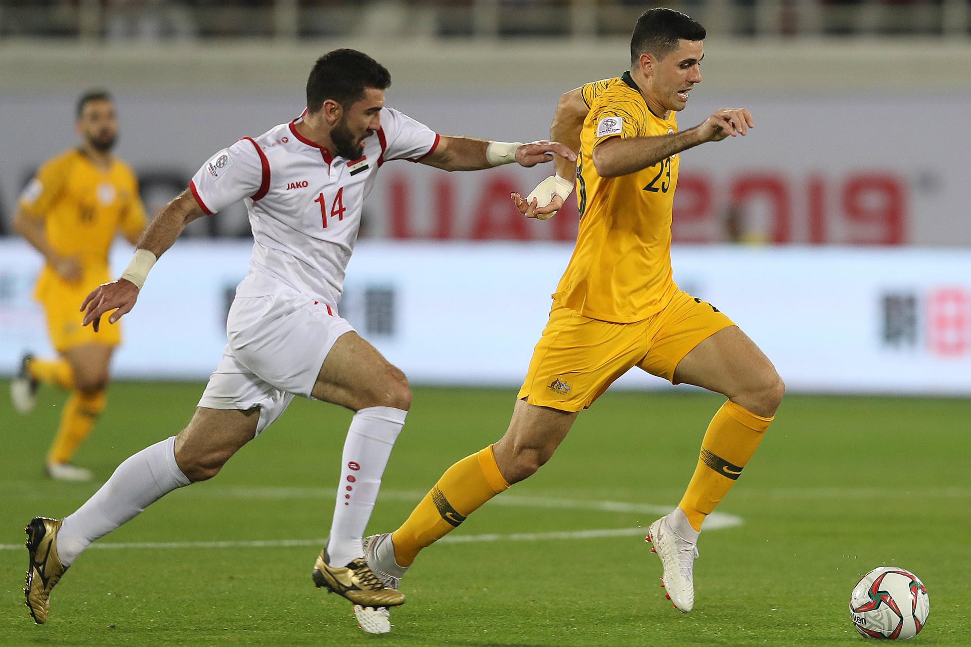 Socceroos win five-goal thriller over Syria