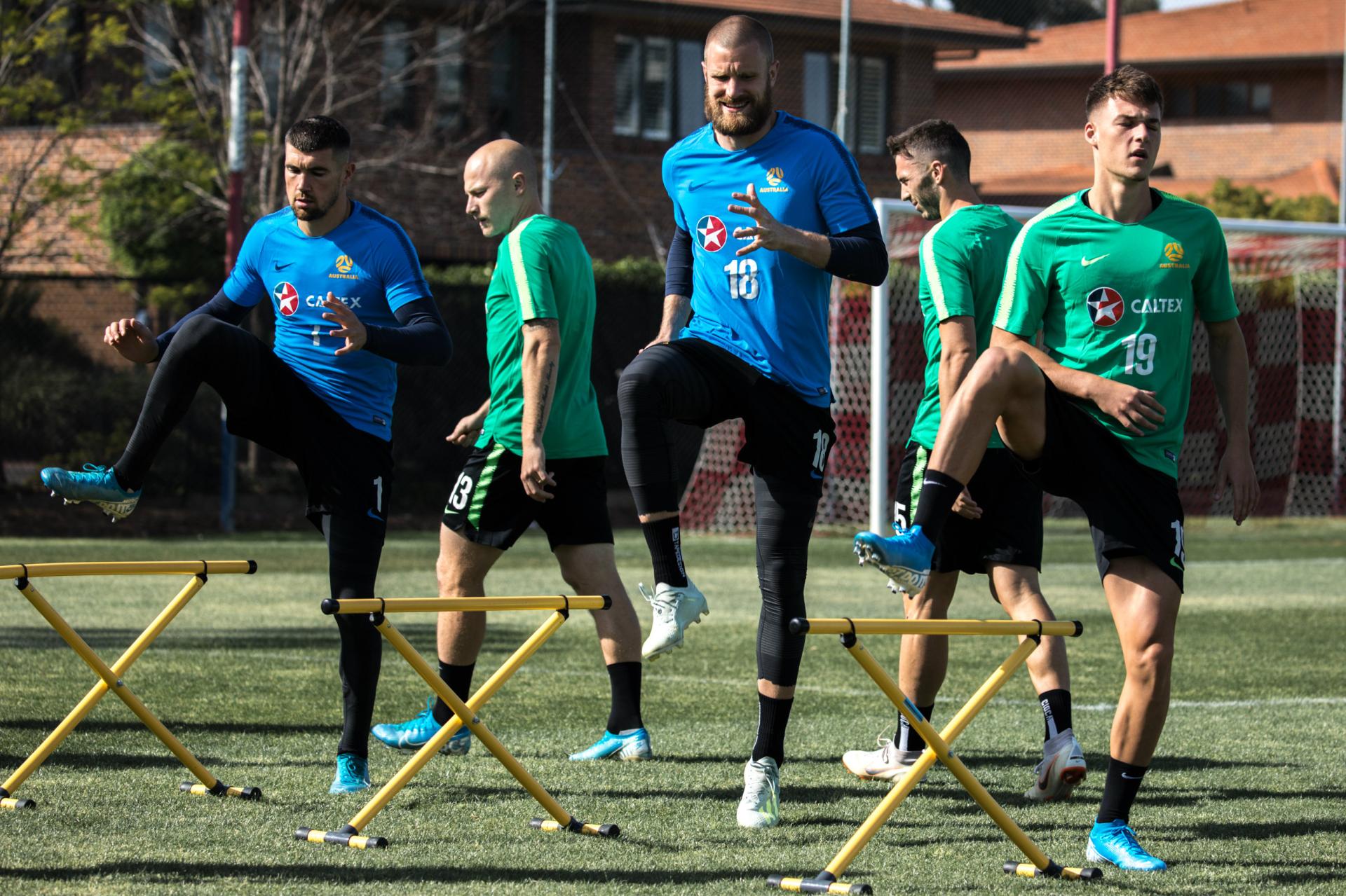 Caltex Socceroos training and fan day