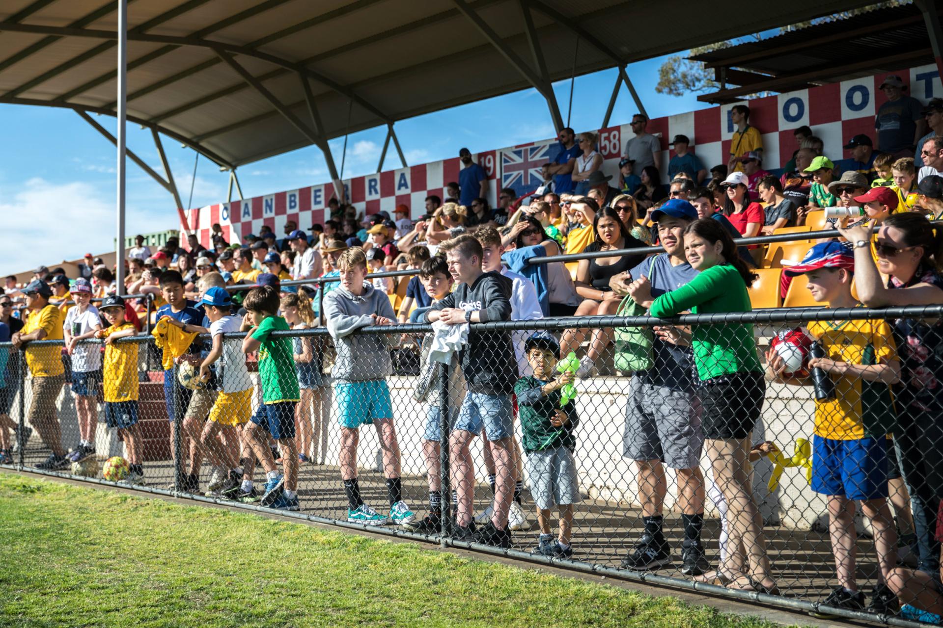 Caltex Socceroos training and fan day