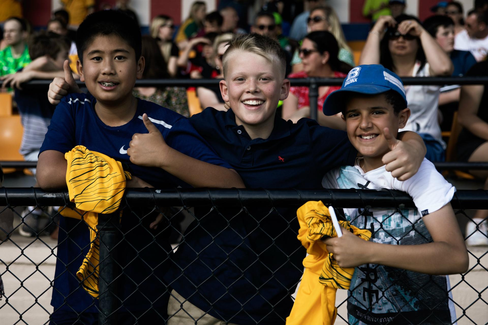 Caltex Socceroos training and fan day