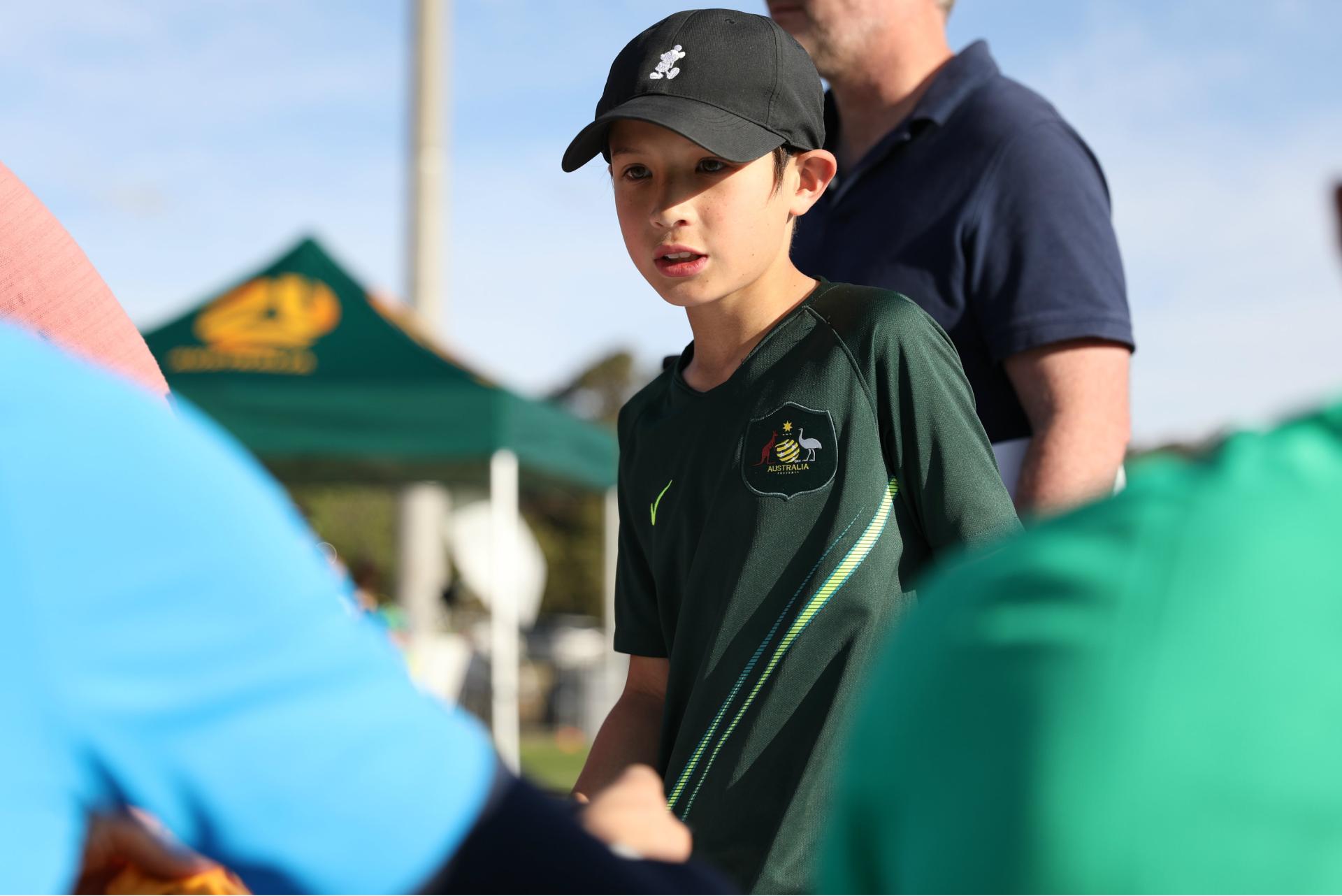 Caltex Socceroos training and fan day