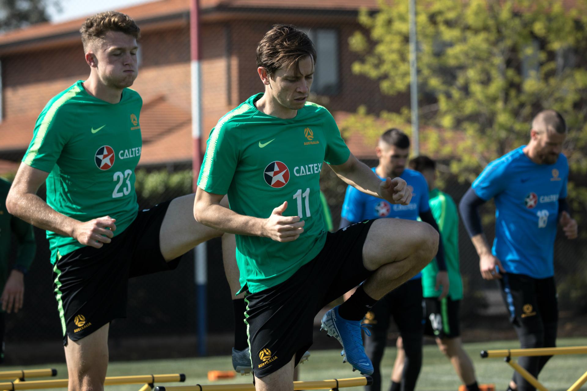 Caltex Socceroos training and fan day
