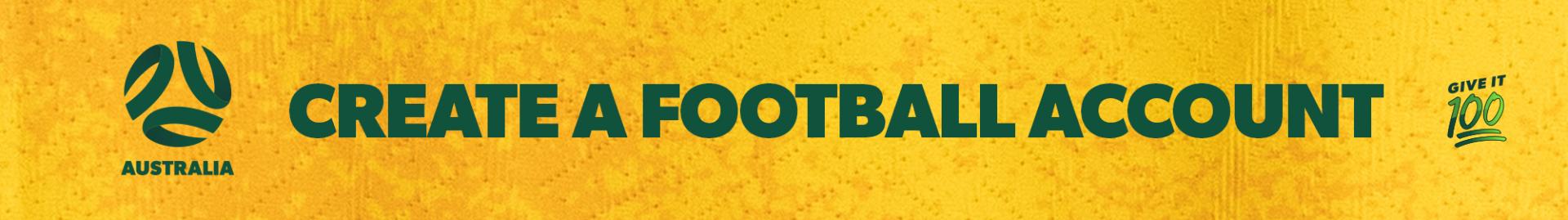 CREATE A FOOTBALL ACCOUNT