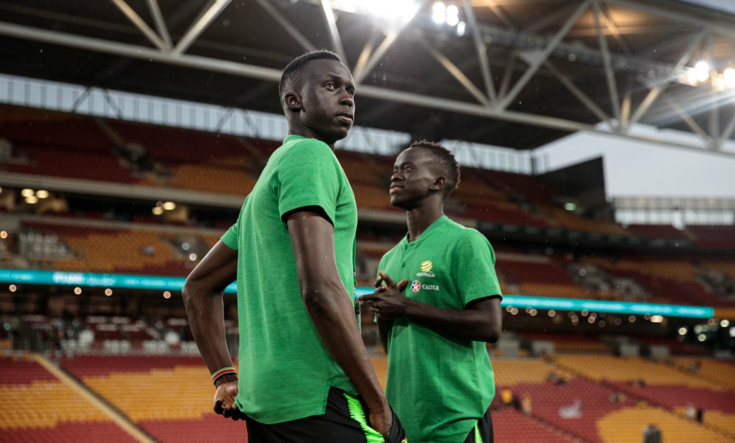 Thomas Deng and Awer Mabil