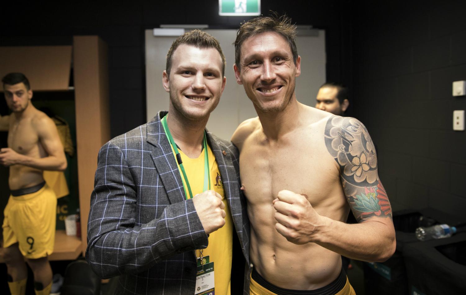 Jeff Horn and Mark Milligan