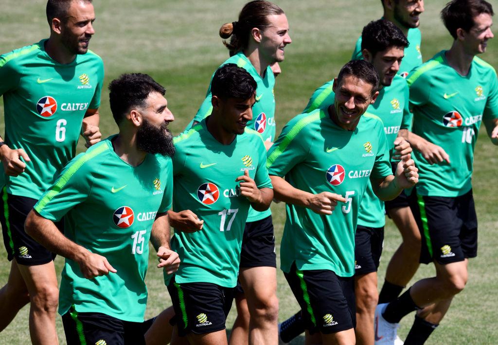 Socceroos training