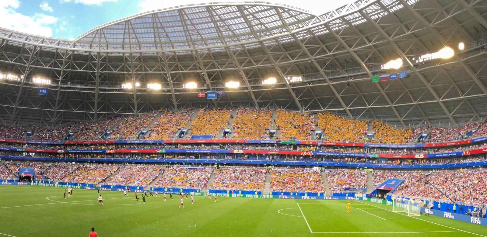 Australia fans in Russia