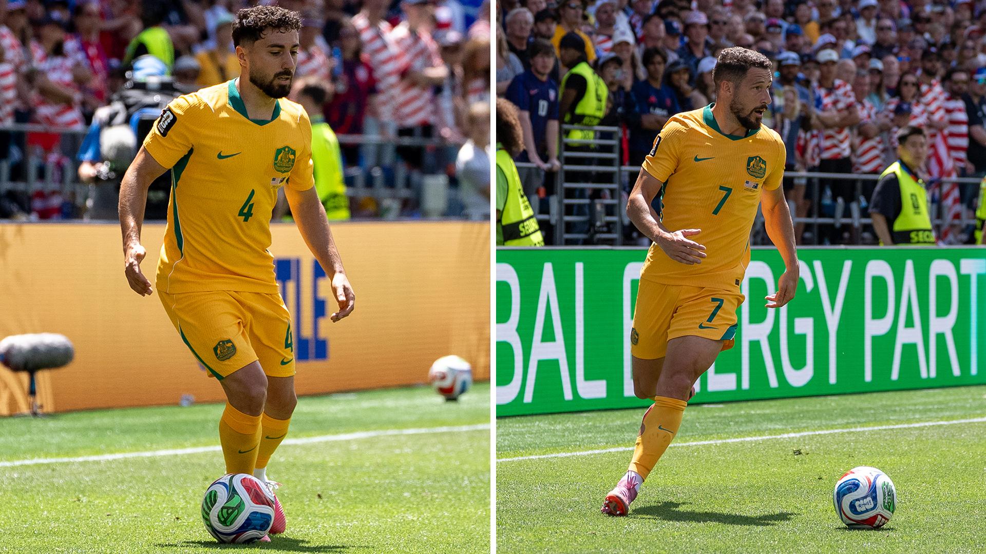 Mathew Leckie and Jacob Italiano