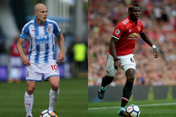 Aaron Mooy and Paul Pogba
