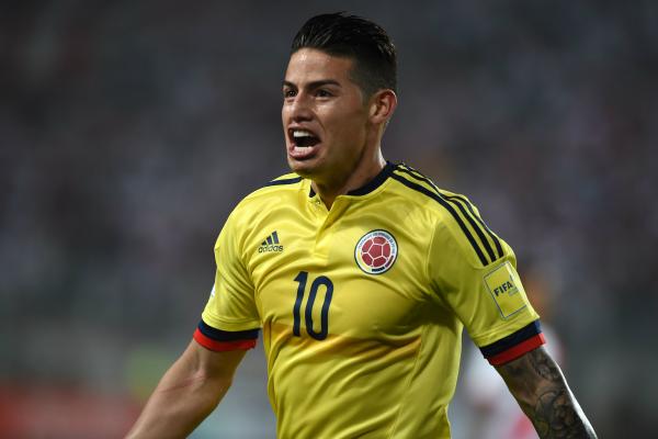 Colombian skipper James Rodriguez