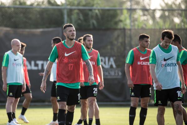 Socceroos training