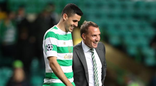 Tom Rogic and Brendan Rodgers