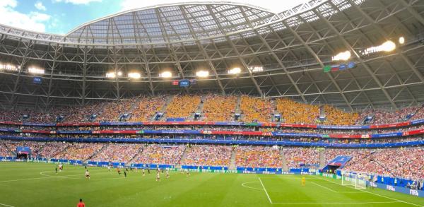 Australia fans in Russia