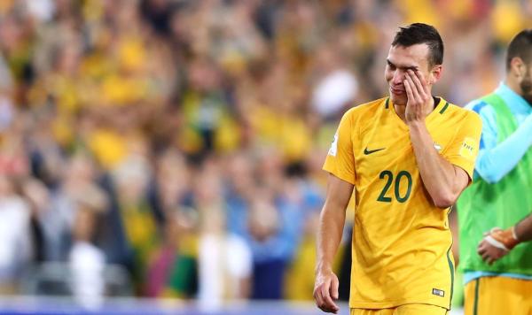 Trent Sainsbury after the Socceroos beat Honduras to qualify for the 2018 World Cup