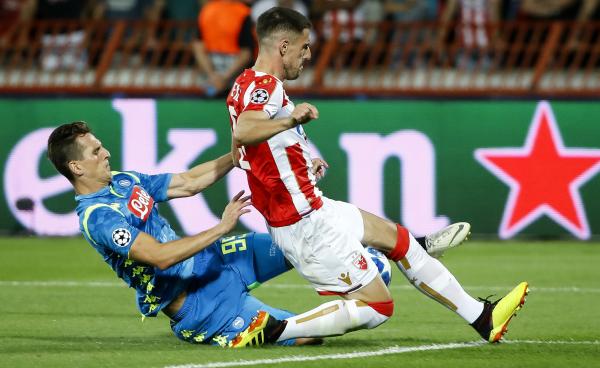 Degenek makes a challenge against Napoli