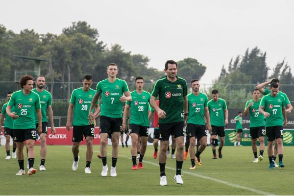 Caltex Socceroos training