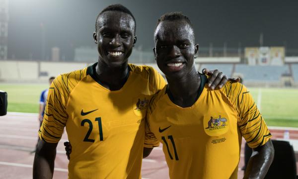 Thomas Deng and Awer Mabil